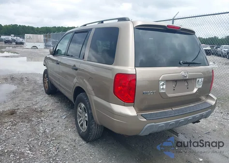 2004 Honda Pilot Ex from USA, damaged, VIN 2HKYF18474H564929